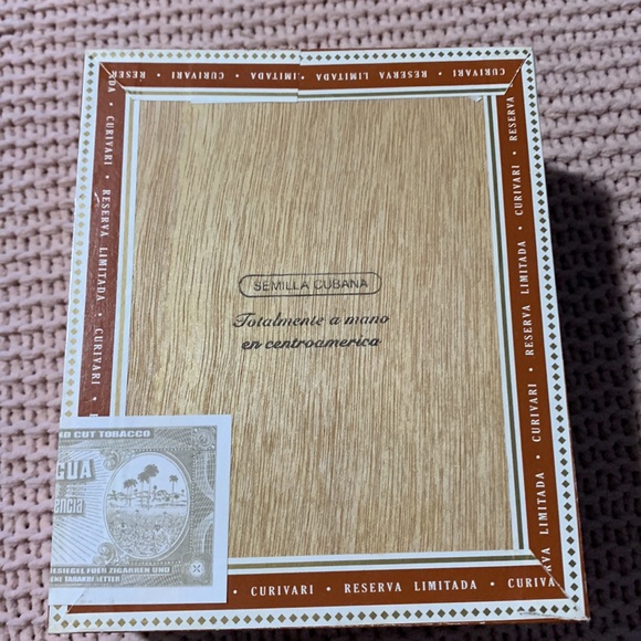 Cigar Box - empty. Use for decor storage & more - Picture 5 of 7